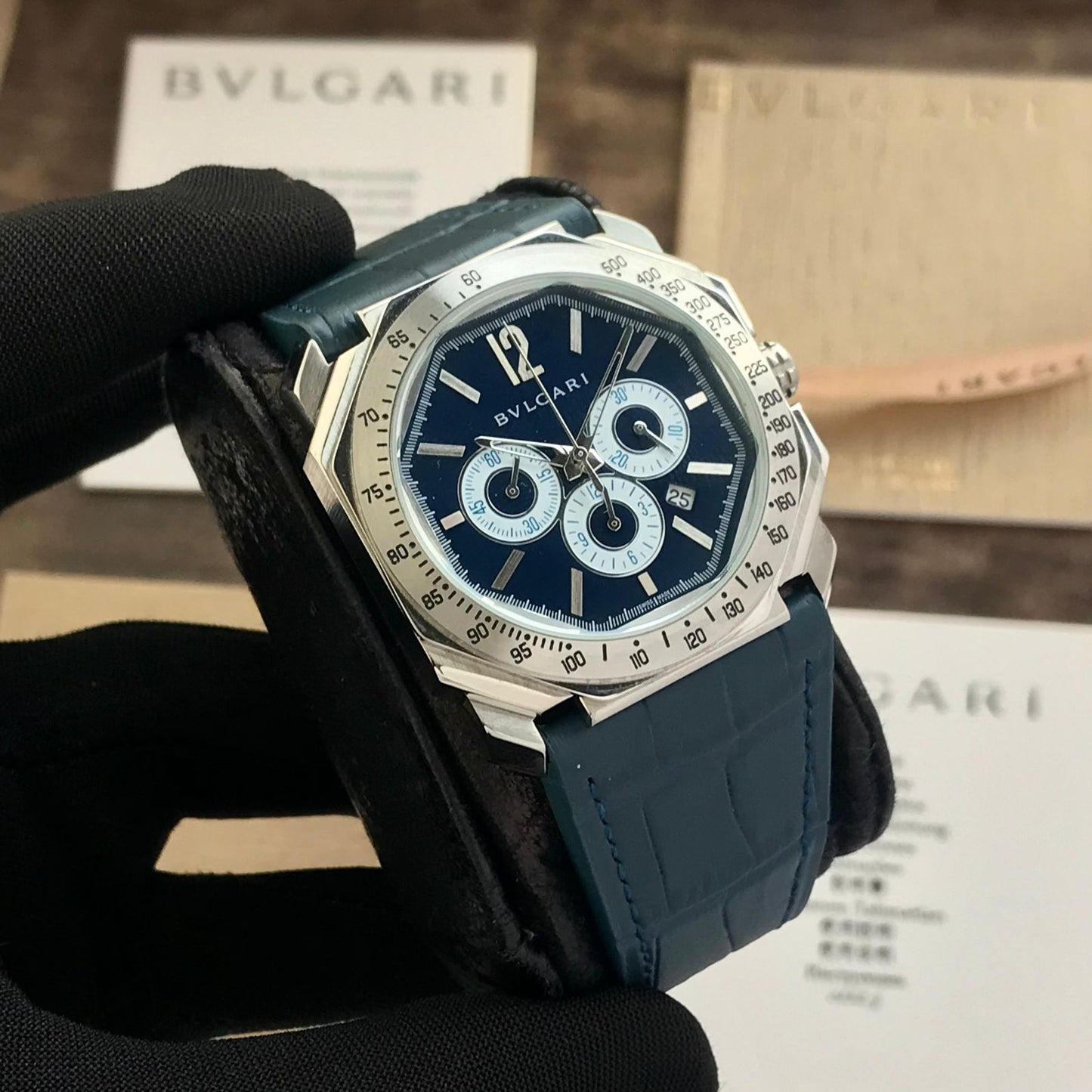 BVL- BULGARI Octo Maserati Chronograph Edition Quartz