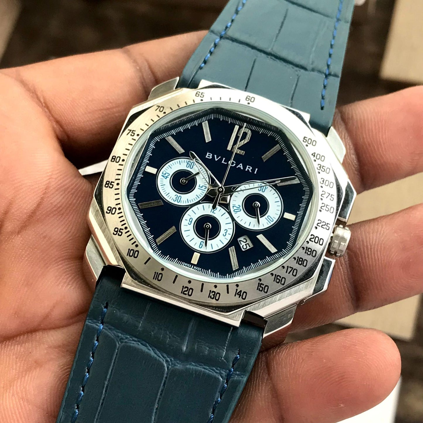 BVL- BULGARI Octo Maserati Chronograph Edition Quartz